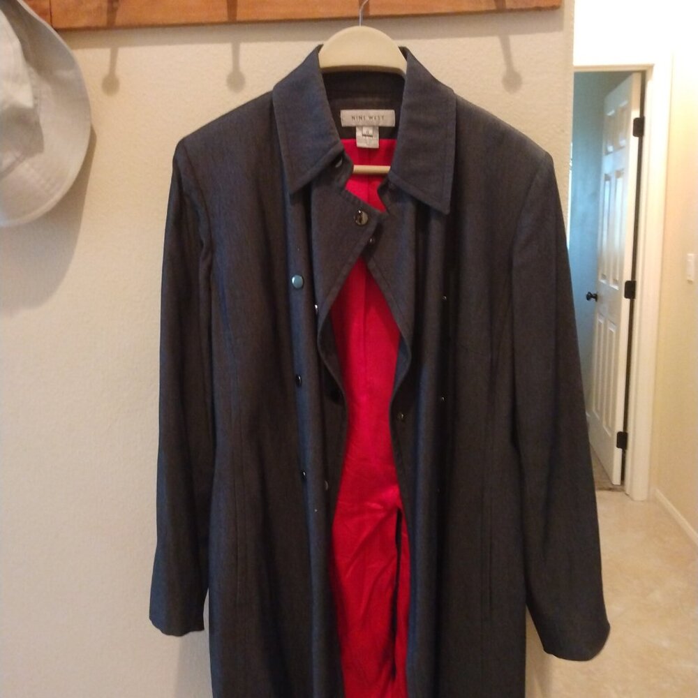 Trench coat   Navy blue